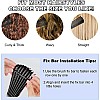 MT Anti static detangling- hairbrush anti-knot massage detangler comb pain free hair brush straightener for women men and kid long thick curly - Black (1)
