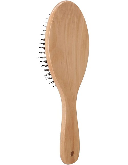 Premium Bamboo Hair Brush, All-Purpose Hair Brush Made of Sustainable Bamboo Wood - Paddle Brush for All Hair Types- Detangling Anti Static Hairbrush(1 Piece -WOOD)-oval or square shape