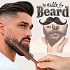 Professional Round Brush, 1-Inch Wooden Handle, Nylon Bristles, Heat Resistant, for Beard Styling, Short Hair, Bangs, Blow Drying, Volumizing