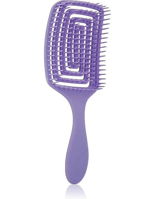 VETELLY Anti static detangling hairbrush- Maze Shape - anti-knot massage detangler comb pain free hair brush straightener for women men kid long thick curly (Random Color)