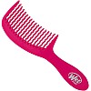 Wet Brush Detangling Comb, Pink - Wide Tooth Hair Detangler with WaveTooth Design that Gently and Glides Through Tangles - Brush Throough Conditioner and Hair Masks - Gentle On Scalp and Pain-Free