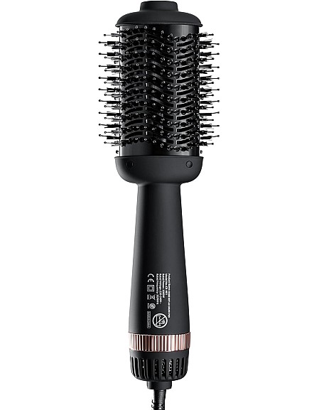 Hot Air brush Pro 2x1, for Drying Straightening Volumizing Hair, Create styles full of shine and health,Fit All Hair Types, 3 Heat Levels, 1000W