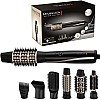 Remington Hair Dryer Brush [incl 6 Attachments, 25,38,50 mm, Straightening Brush, Blow Nozzle] Blow Dry & Style AS7700