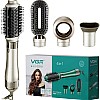 Vgr V-493 Professional 4In1 Hot Air Styler With Ceramic Coating & Overheating Protection Technology (High Power Of 1000 Watts, White)