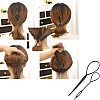 Hair Braiding Tools Hair Loop Styling Tools French Braiding Tools Hair Pull-Through Tools DIY Hair Styling Tools Hair Braiding Tools for Women and Girls (Pack of 6 )