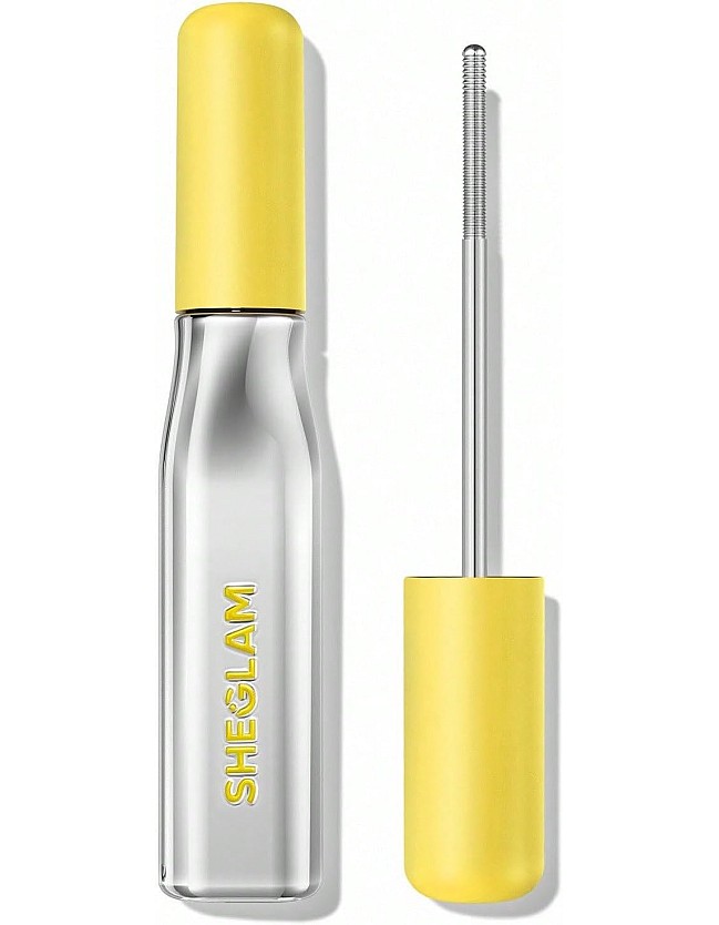 ماسكارا لاشلايتر بفرشاة معدنية بسن ملولب مزدوج لتجعيد ورفع الرموش ومقاومة للماء وغنية بزيت جوجوبا وميدوفوم وبفايبر إطالة 2 ملم للحصول عل