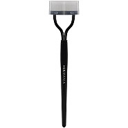Hermania Eyelash Separator Comb Mascara Declumper Eye Tool with Cover (Black - Unfoldable)