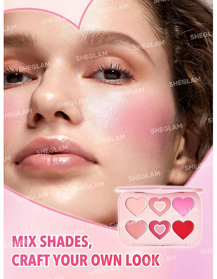 Sg Sheglam Flush Crush Cream Blush Palette-Blushing Bouquet