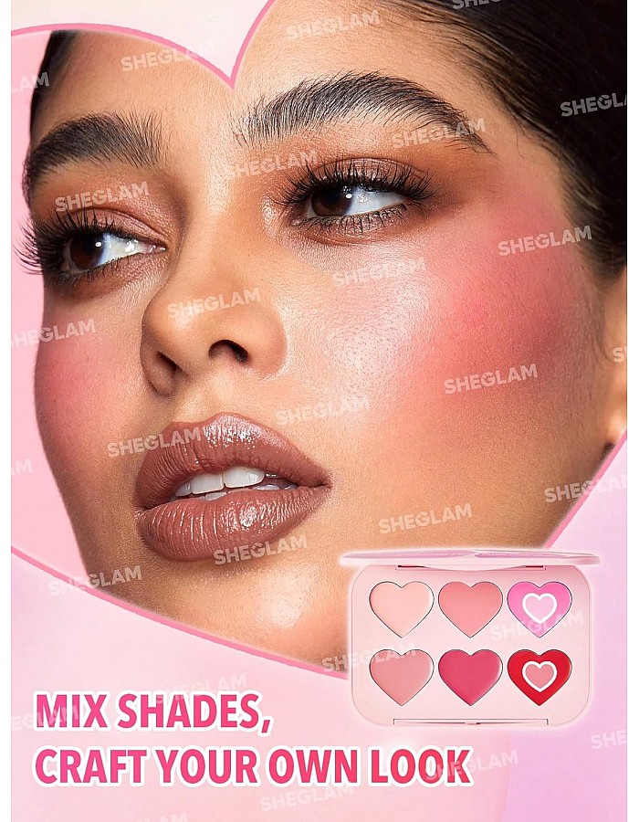 Sg Sheglam Flush Crush Cream Blush Palette-Blushing Bouquet