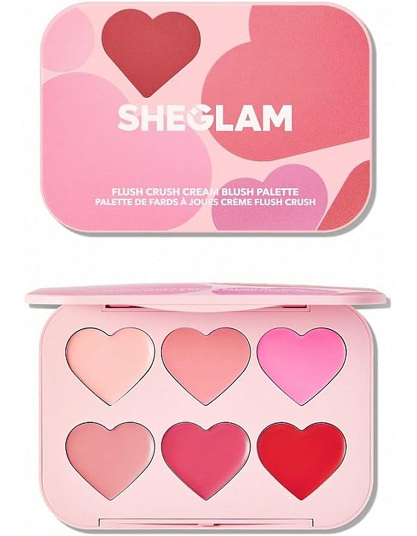 Sg Sheglam Flush Crush Cream Blush Palette-Blushing Bouquet