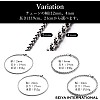 SEIYA INTERNATIONAL Men's Stainless Steel Bracelet, Accessories, Venetian Chain, Thin, Silver