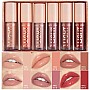Beauty beast Moisturizing Lipgloss Set 6PCS Smooth Hydrating Lip Gloss Neutral Nude Nourishing Glossy Lipgloss for Women and Girls (MZ-CC6SETB-BB, Compact)