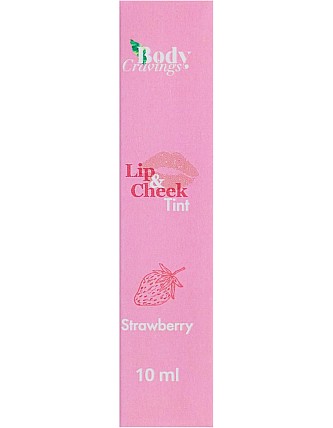 Body Cravings Strawberry Lip & Cheeks Tint roll | 10ml | Dual-Duty, Natural Berry Flush (Lip & Cheek Stain) | Richly Pigmented, Long-Lasting Wear