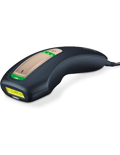جهاز إزالة الشعر بيور سكين برو IPL 5800 من بيورير مع تقنية IPL لمنطقة الوجه ومنطقة البيكيني مع تطبيق أسود