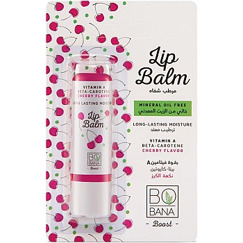 Bobana Lip Balm Cherry Flavor & Vitamin A