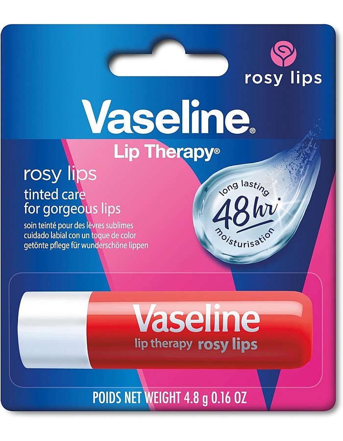 Vaseline Lip Therapy Rosy Lips, 4.8 gm