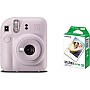 Fujifilm Instax Mini 12 Instant Camera - Lilac Purple + 1 Pack Film