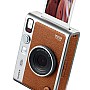 instax mini EVO Hybrid camera and smartphone printer, BROWN