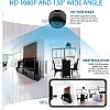 Security Camera HD 1080P Wireless Portable Small Camera with Motion Detection and Night Version Home Video Recorder for Indoor Outdoor Use