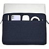 Laptop Sleeve 15.6 Inch Case Protective Cover Compatible with 15.6” Chromebook Notebook Computer, Slim Waterproof Padded Sleeve with Pocket, Navy Blue