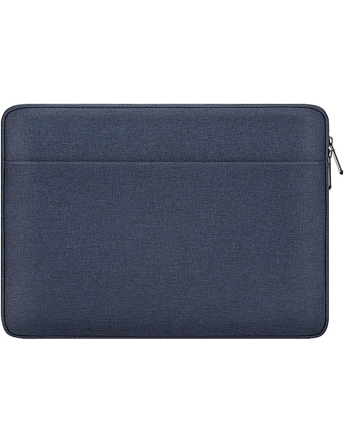 Laptop Sleeve 15.6 Inch Case Protective Cover Compatible with 15.6” Chromebook Notebook Computer, Slim Waterproof Padded Sleeve with Pocket, Navy Blue