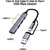 موزع USB نوع سي من لامكرتلب بيانات 3.0 4 منافذ رفيع للغاية متعدد المنافذ بسرعة عالية 5 جيجابايت في الثانية متوافق مع تابلت ميت بوك النوع وسيرف