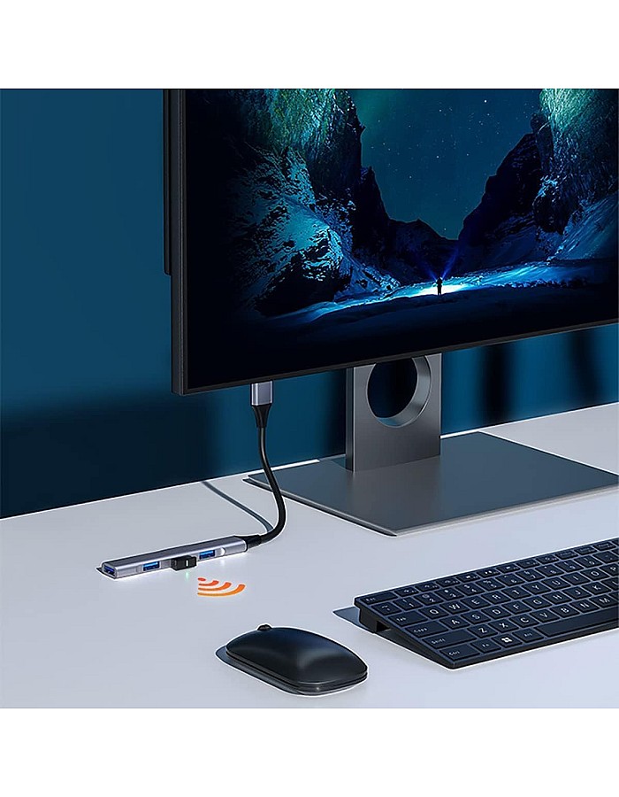 USB Type-C To USB HUB Converter 4 Ports