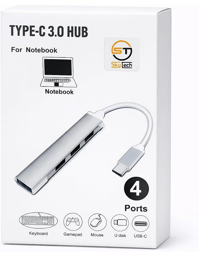 USB Type-C To USB HUB Converter 4 Ports