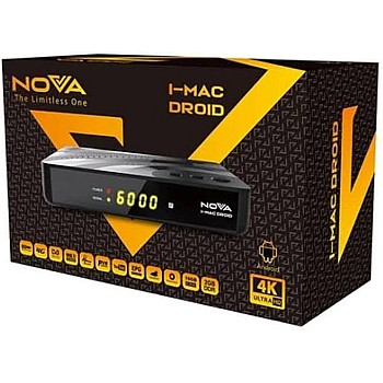 جهاز الاستقبال من نوفا Nova I-Mac Droid 4K اندرويد
