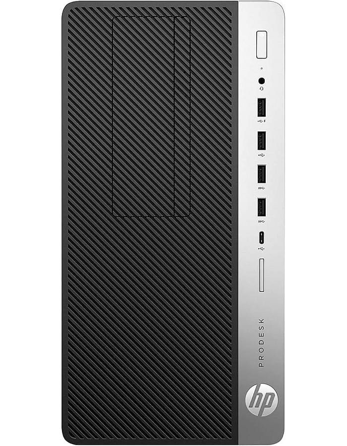 HP ProDesk 600 G4 Desktop Computer, Micro Tower, Intel Hexa Core i5-8500 3.0GHz, 8GB DDR4 RAM, 256GB SSD, Type-C, 2 Display Ports, Keyboard & Mouse, Black, Win 10 Pro