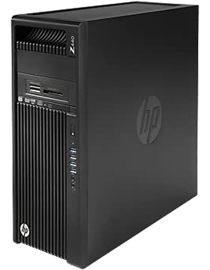 كيسة كمبيوتر اتش بي Z440 بمعالج انتل زيون E5 1620 v4 ذاكرة تخزين 1 تيرابايت رام 16 غيغابايت بلوحة مفاتيح انجليزي عربي ويندوز 10 برو اسود جيجا