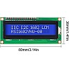 وحدة عرض LCD1602 I2C مع إضاءة خلفية زرقاء - شاشة LCD بحجم 2 × 16 مع محول I2C