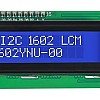 وحدة عرض LCD1602 I2C مع إضاءة خلفية زرقاء - شاشة LCD بحجم 2 × 16 مع محول I2C