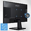 شاشة ال اي دي برو MP225 DE عالية الدقة FHD بدقة 1920×1080 وتردد 100HZ وسرعة استجابة 4 مللي لكل ثانية بمنفذ HDMI وVGA من ام اس اي، مقاس 21.5 بوصة، لون أسود
