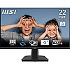 شاشة ال اي دي برو MP225 DE عالية الدقة FHD بدقة 1920×1080 وتردد 100HZ وسرعة استجابة 4 مللي لكل ثانية بمنفذ HDMI وVGA من ام اس اي، مقاس 21.5 بوصة، لون أسود