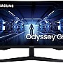 Samsung 27-Inch G55C Odyssey QHD 2K Curved Gaming Monitor, HRDR 10, VA Panel, 1ms MPRT, 165hz with Game Mode, Supports AMD FreeSync, HDMI and DisplayPort, Local Warranty
