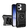 Case Cover Shock Resistant UNBLACK Protect Camera TPU + PC With KickStand Compatible with Oppo Reno 15F / Reno 15 5G (Blue)