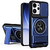 Case Cover Shock Resistant UNBLACK Protect Camera TPU + PC With KickStand Compatible with Oppo Reno 15F / Reno 15 5G (Blue)
