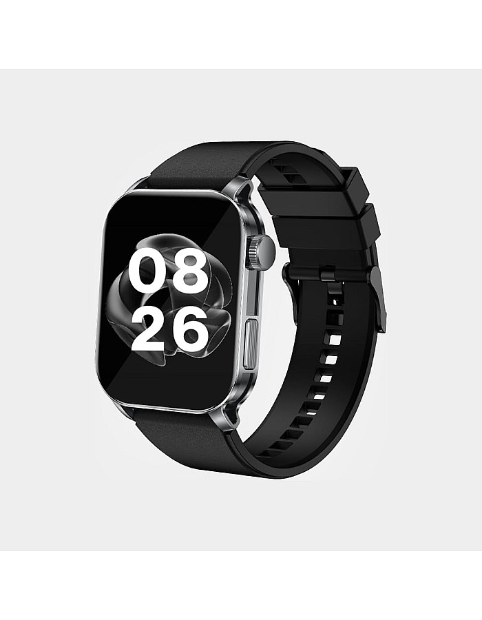 CardoO Smart Watch X Apex – 2.01” AMOLED Display, Bluetooth Calling, Fitness & Health Tracker, 100+ Sports Modes, Heart & SpO2 Monitor, IP68 Waterproof – Compatible with Android & iOS - Black