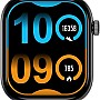 Infinix XWatch H4 (XW4L)- Black,2.04