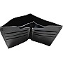 MySouq-Store 1Pcs Travel Passport ID Card Cover Holder Case Faux Leather With Credit Card Slots (Black) Made In Egypt