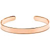 Pure Copper Wristband - Simple Stainless Steel Bracelet for Men and Women, Fashion Style