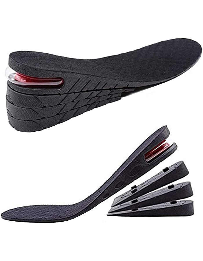 TUSCAN'S Height Increase Insoles for Men, Shoe Height Inserts to Make You Taller, Multi-Layer Invisible Boosting Lifts Soles for Women Kit with Air Cushion Heel Height 3.54 Inch(4 Layer)