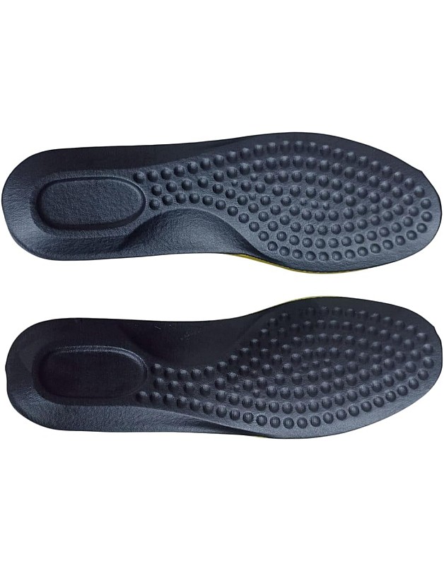 Unisex Insoles – Medical Memory Foam Brushes – Flexible & Light for All Types of Shoes – Supports Foot Health (Black, 40)