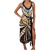 Showday European American Women's Bikini Bathing Suit Women's One Piece Swimsuit with Beach Cover up Wrap Skirt Floral Tummy Control Tankini Set 2 Piece Swimsuit Outfits