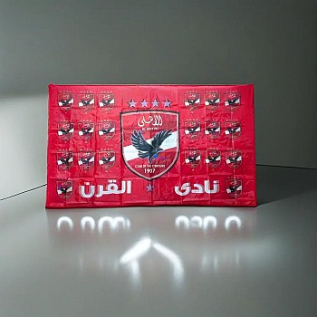 Al-Ahly Flag - Red, 145cm x 85cm