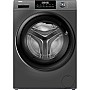 Haier 8 KG Front Loading Washing Machine, 525 mm Super Drum, BLDC Inverter Motor, Laser Welding, Steam, Silver, HW80-BP14929AS6
