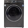 Midea Washing Machine Front Load,MF200W90B/TTC, 1400 RPM, Turbo wash, Steam, Inverter, Add Garment, Lunar dial 9 KG, Titanium Grey
