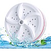 Ultrasonic Mini Washing Machine, Portable Mobile Washing Machine with Switch, Multifunctional Ultrasonic Turbine with USB for Motorhomes, Dormitories, Home, Travel, Camping