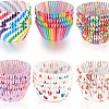 FYGJ Pack of 600 Multicoloured Paper Muffin Cases, Disposable, Ideal for Birthday, Wedding, Party, Cupcake, Muffin Baking